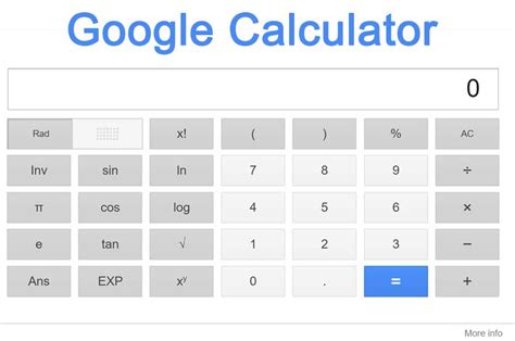 google calculaotr
